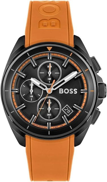Hugo Boss Herrenuhr, Quarz, Edelstahl, 42 mm, Silber - Bild 1