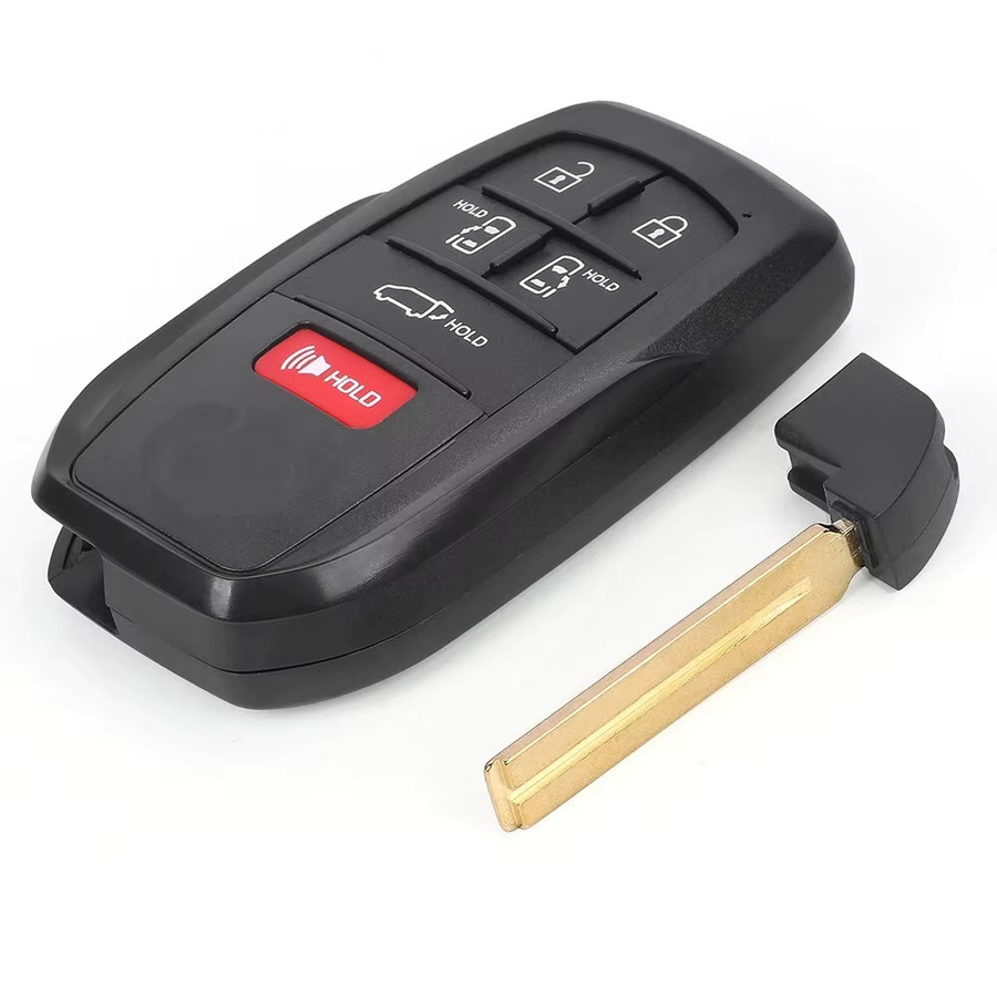 DIYKEY Smart-Remote-Schlüsselanhänger für Toyota Sienna 2021 bis 2025, Farbe: Schwarz, Frequenz: 314,3 MHz, Modell: 231451-3041 HYQ14FBX - Bild 5