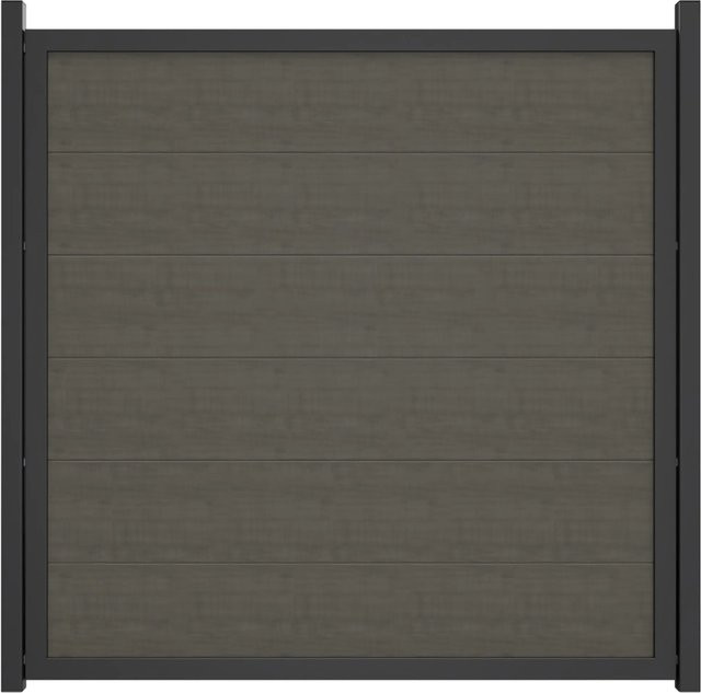 GroJa Hauptelement BasicLine Nova Quadratisch in Grey Ash Cut, B/T/H: 180 x 180 x 180 cm - Bild 1