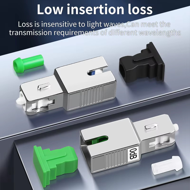 COMPTYCO Fiber Optic Adapter Single Mode SC/UPC zu SC/APC Stecker und Buchse für optische Glasfaserkabel Koppler Konverter - Bild 2