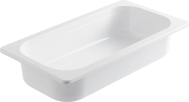 VEGA GN-Behälter 1/3 aus Kunststoff, weiß, Volumen: 2 l, B/H/T: 17,6 x 6,5 x 32,5 cm - Bild 1