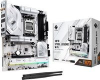 ASRock X870 Steel Legend WiFi Mainboard mit AM5 Sockel, ATX Formfaktor, DDR5 Unterstützung, Wi-Fi 7, Bluetooth und 2,5 Gigabit LAN - Bild 1