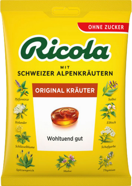 Ricola Original Kräuter ohne Zucker 75 g - Bild 1
