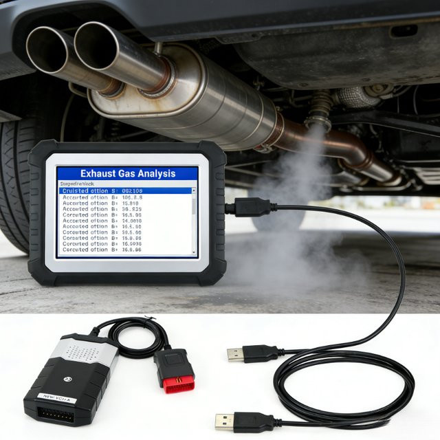 Delphis OBD2 Scanner Diagnosegerät für Auto und LKW mit Bluetooth und USB-C in Schwarz - Bild 1
