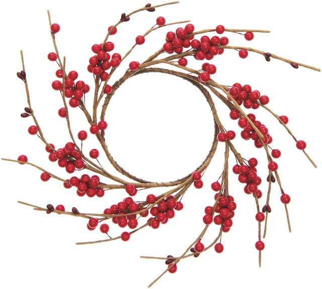 Rico Design Beerenkranz rot Durchmesser: 12 cm - Bild 1
