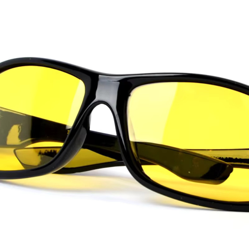 TAGION Sonnenbrille, Kunststoff, Vollrand, rechteckig, polarisiert, Herren, gelbe Linsen - Bild 3