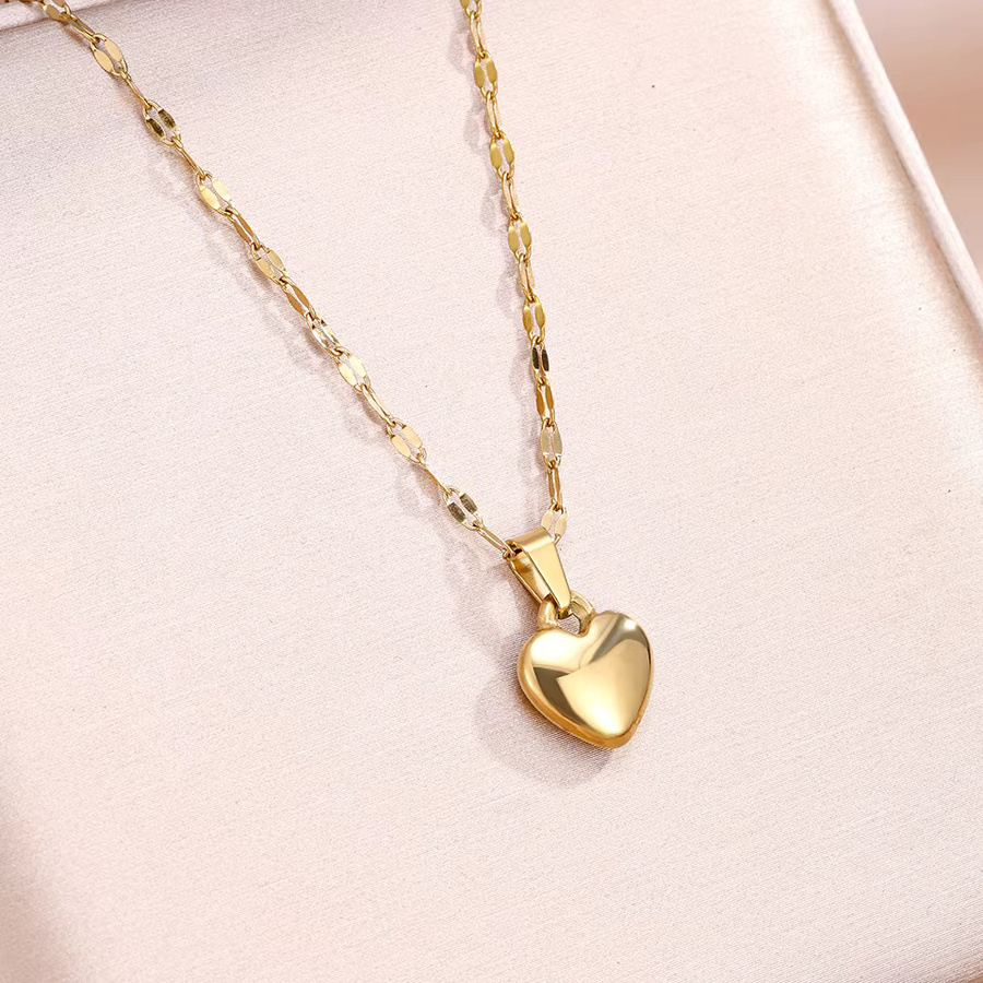 ZAKOL Halskette Edelstahl, Liebesherz, Gold, Damen - Bild 2
