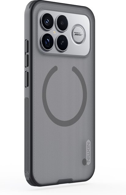 Nillkin Super Frosted Pro Magnetische Hülle für Xiaomi Poco F8 Ultra in Schwarz und Transparent mit Magsafe-Kompatibilität und 360-Grad-Schutz - Bild 1