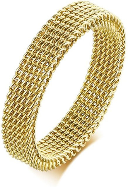 Ring Edelstahl, Netzband, Herren Damen - Bild 1