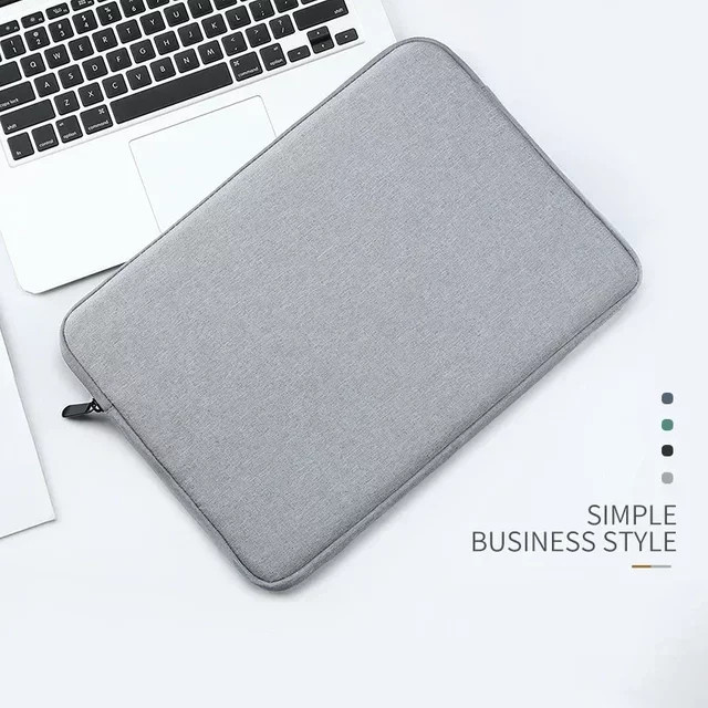 Stoßfeste Laptoptasche und Hülle für Apple MacBook Air 13 und MacBook Pro 14/16 in Schwarz und Grau - Bild 1