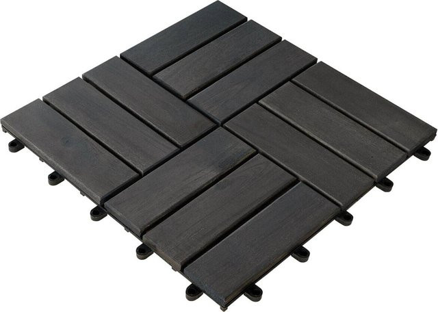 Pocoline Terrassenfliese Anthrazit B/L: 30 x 30 cm - Bild 1