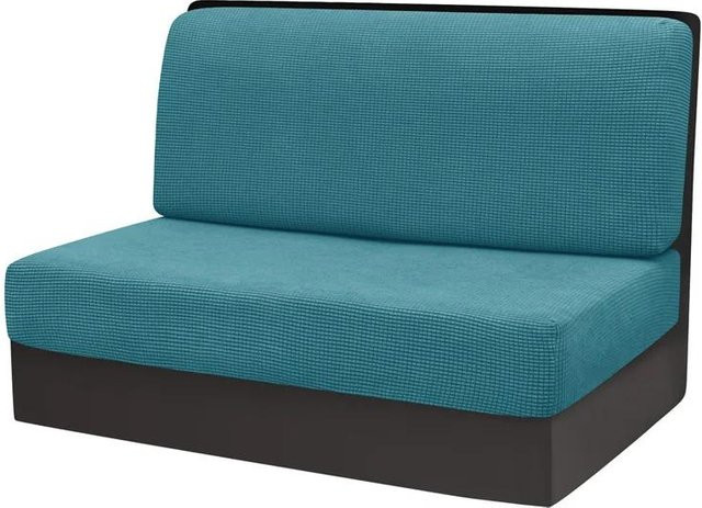 2er-Set elastische Polar Fleece Sitzkissen Abdeckungen für Wohnmobile und Dinette-Sofas - Bild 1