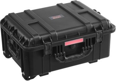 VEVOR Hartschalenkoffer mit Rollen und Teleskopgriff, IP67 wasserdichter Schutzkoffer mit Schaumstoffeinlage, Schwarz - Bild 1