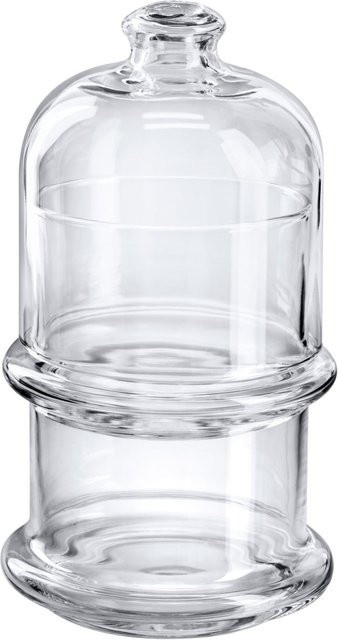 Pasabahçe Mini Cloche Villa Patisserie Glasglocke transparent, Volumen: 460 ml, Durchmesser: 6,9 cm, Höhe: 16 cm - Bild 1