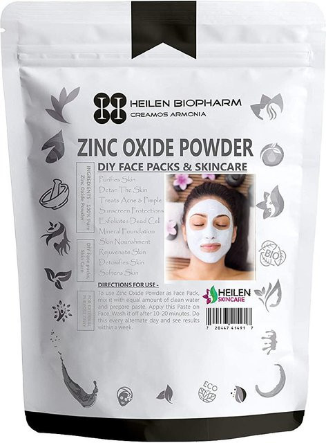 Heilen Biopharm Zinkoxid Puder Gesichtsmaske, 100 g - Bild 1