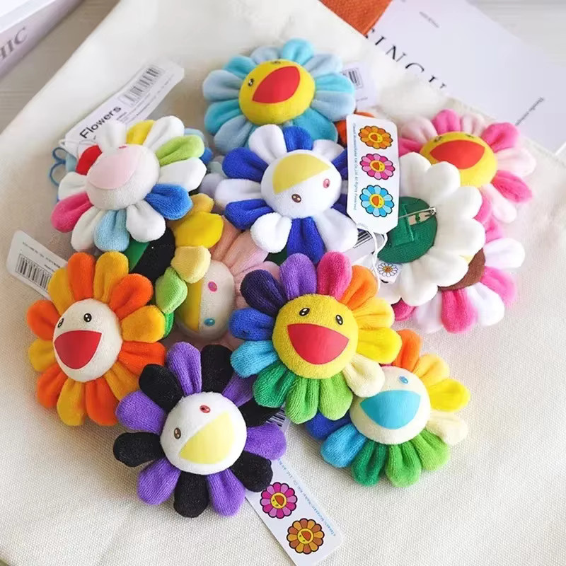 Bandai Sonnenblume Brosche, Bunte Blume, Unisex - Bild 3