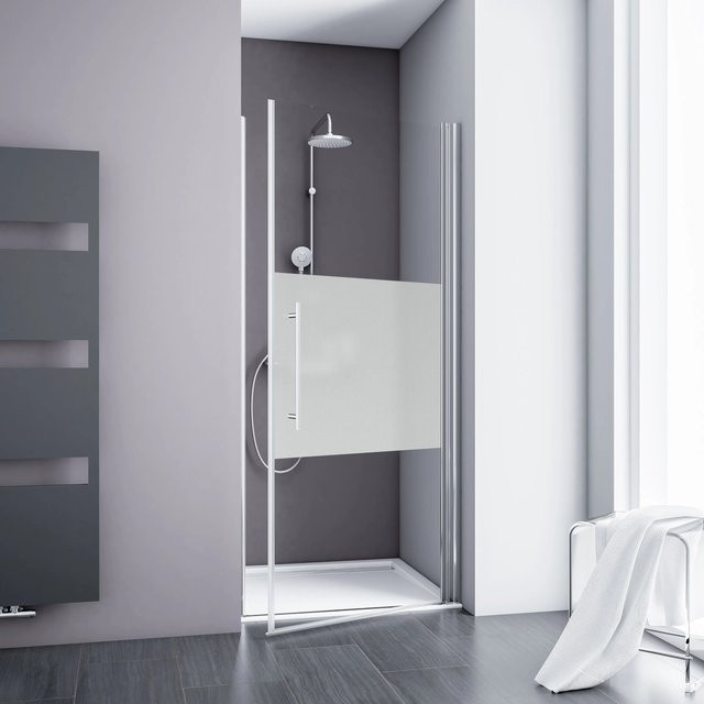 Schulte Drehtür Alexa Style 2.0 in Nische, Chrom, Transparent, B: 80 cm, H: 192 cm - Bild 1