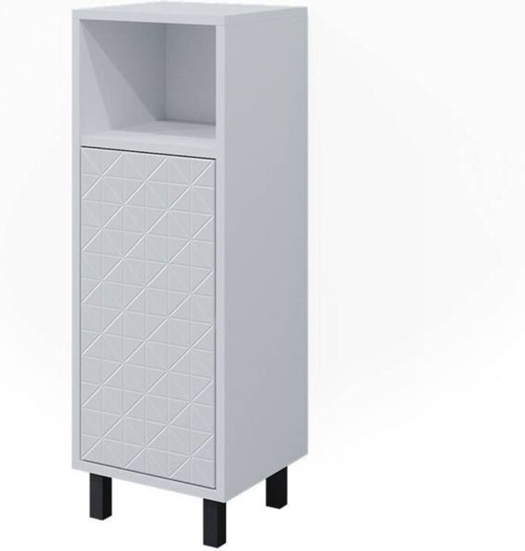 Vicco Badschrank Agasta Weiß Hochglanz B/T/H: 30 x 28 x 87 cm - Bild 2