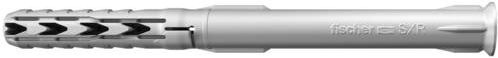 Fischer SXR Langschaftdübel aus Nylon in Grau, 100 Stück, Durchmesser: 8 mm, Länge: 100 mm - Bild 1