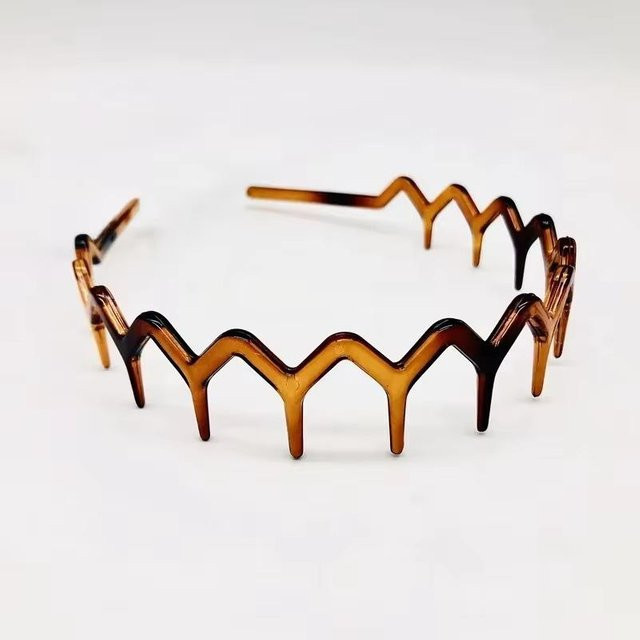 Stirnband, Braun Schwarz, Damen - Bild 1