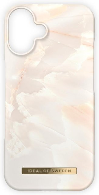 iDeal of Sweden Handyhülle Printed Case für iPhone 16 in Rose Pearl Marble Pink - Bild 1