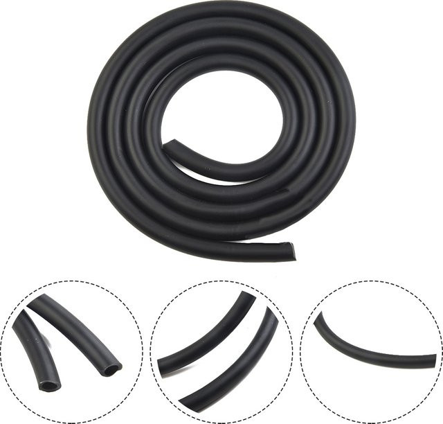 Kraftstoffschlauch NBR Schwarz für Diesel, Benzin und Wasser, ID: 5 mm, OD: 8 mm, Länge: 1 m - Bild 1