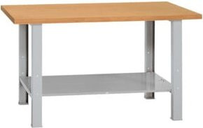 Kraftwerk Werkbank mit Bodenblech, Multicolor, B: 150 cm, H: 80 cm, T: 63 cm - Bild 1