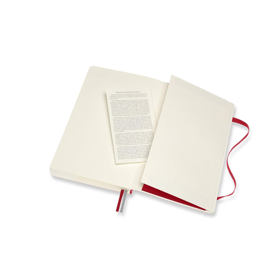 Moleskine Classic Erweitertes Notizbuch in Scharlachrot, Liniert, Großformat, 400 Seiten - Bild 3