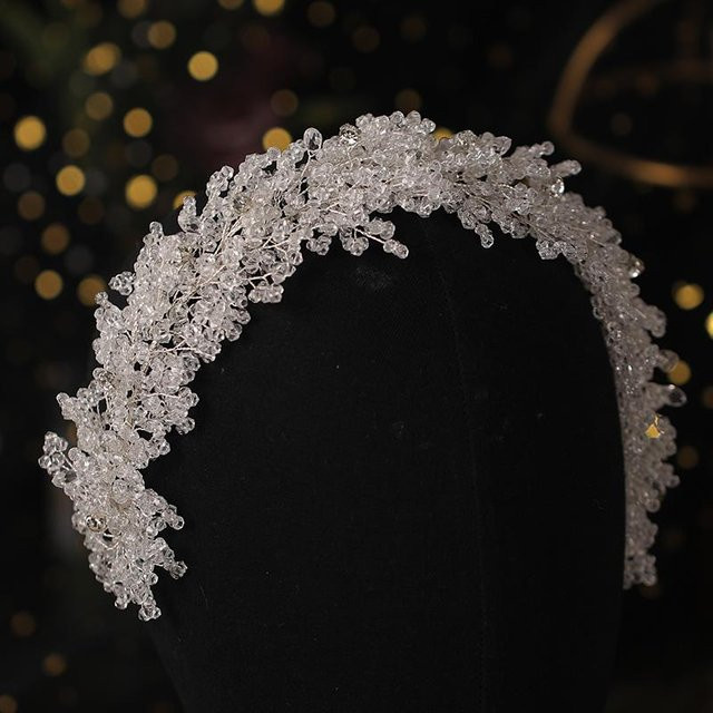 Wucifang Jewelry Stirnband, Silber, Strass, Damen - Bild 1