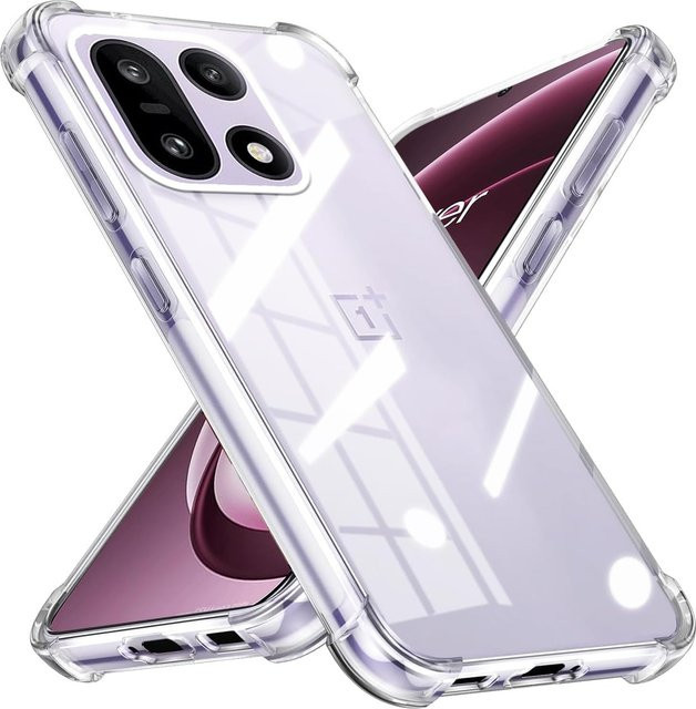 Fundas Transparente TPU-Schutzhülle für OnePlus 15 und OnePlus 15R 5G, stoßfest mit verstärkten Ecken - Bild 1
