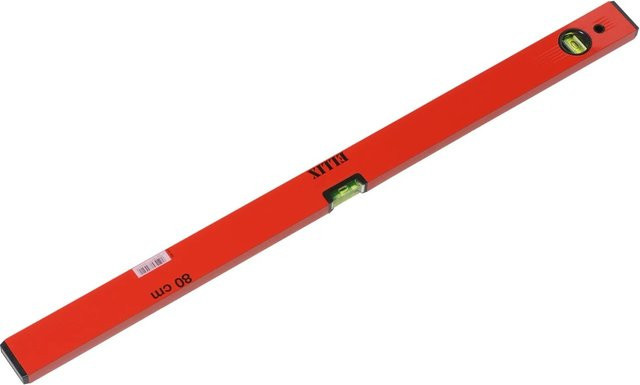 Ellix Wasserwaage aus Aluminium in Rot, Länge: 80 cm - Bild 1