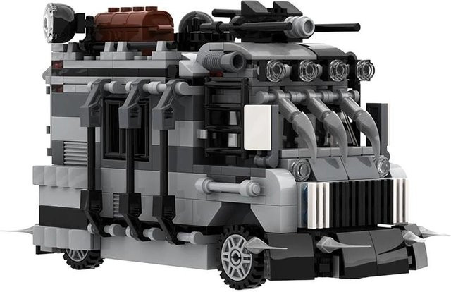 Gobricks Anti-Zombie-Van MOC Bausteine Set ab 14 Jahren - Bild 1