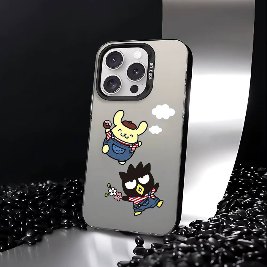 Moetch Maru Kawaii Handyhülle für iPhone 11 bis iPhone 17 Pro Max Plus, stoßfeste Rückseite, Farbe Silber - Bild 4
