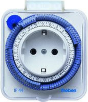 Theben Steckdosen-Zeitschaltuhr TIMER 26-IP44 analoges Tagesprogramm weiß - Bild 1