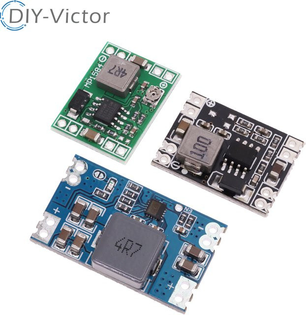 Mini560 DC-DC Buck Step-Down-Stromversorgungsmodul MP1584EN mit festem Ausgang für Arduino, 5V-24V auf 3,3V/5V/9V/12V, 3A - Bild 1