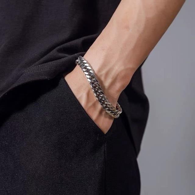 Allbestart Armband, Edelstahl, Silber, Unisex - Bild 1