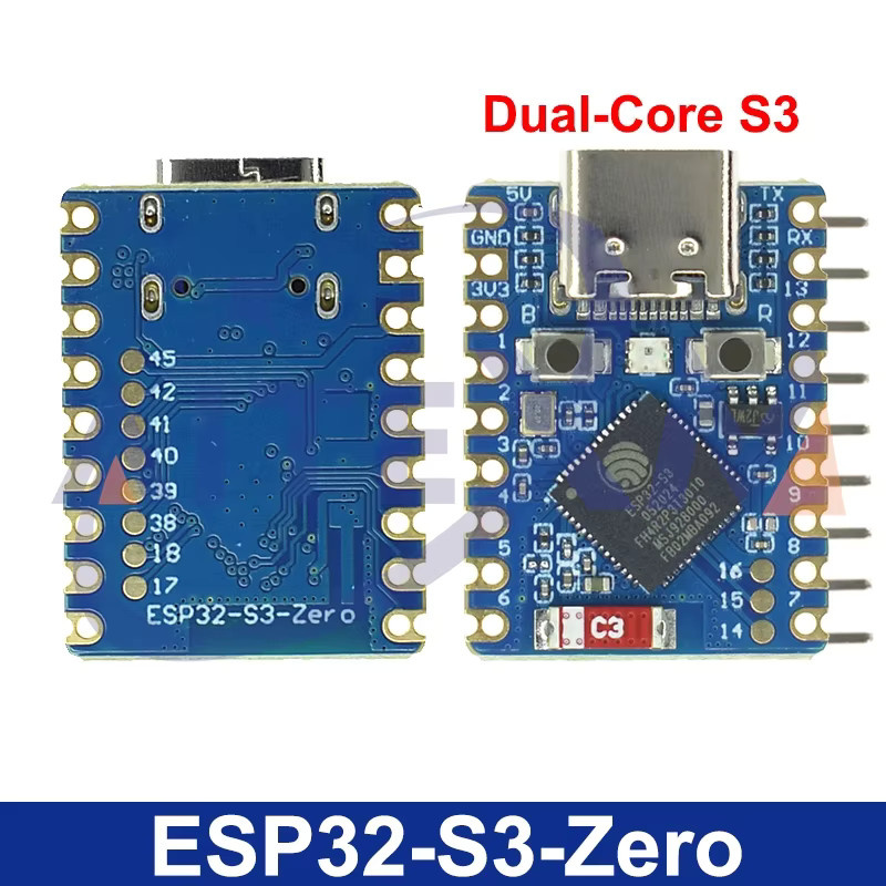 AITEXM ROBOT ESP32-C3-Zero und ESP32-S3-Zero Mini Entwicklungsboard mit WiFi und Bluetooth in Blau - Bild 2