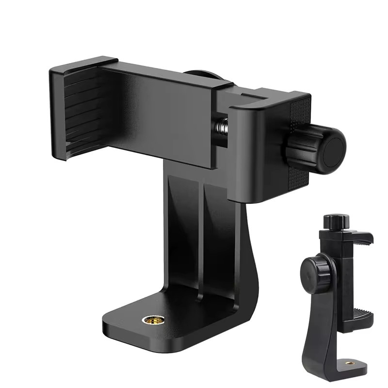 VORTNGLE 360 Grad drehbarer Handyhalter mit 1/4-Zoll-Schraube in Schwarz für iPhone und Xiaomi - Bild 7