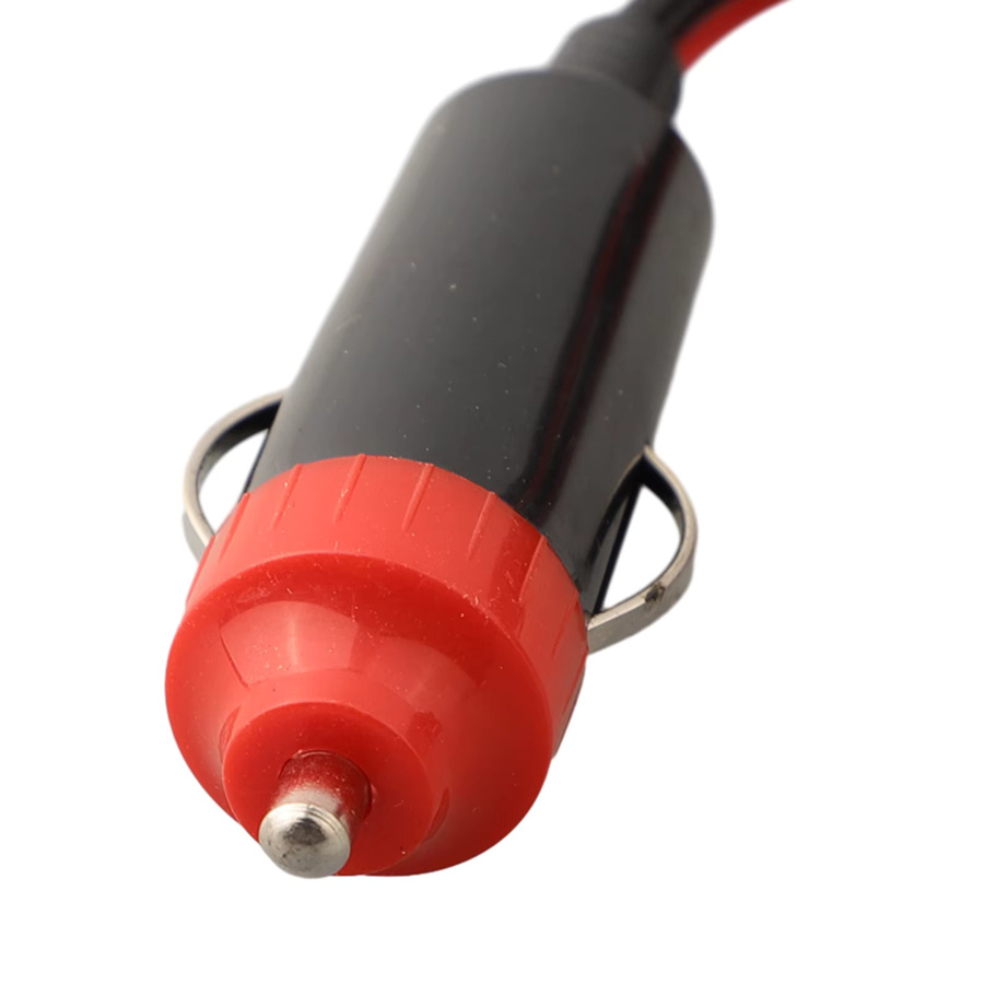 12V Auto Netzteil Inverter Kabel mit Zigarettenanzünder Stecker und Buchse in Schwarz, Länge: 50 cm - Bild 4