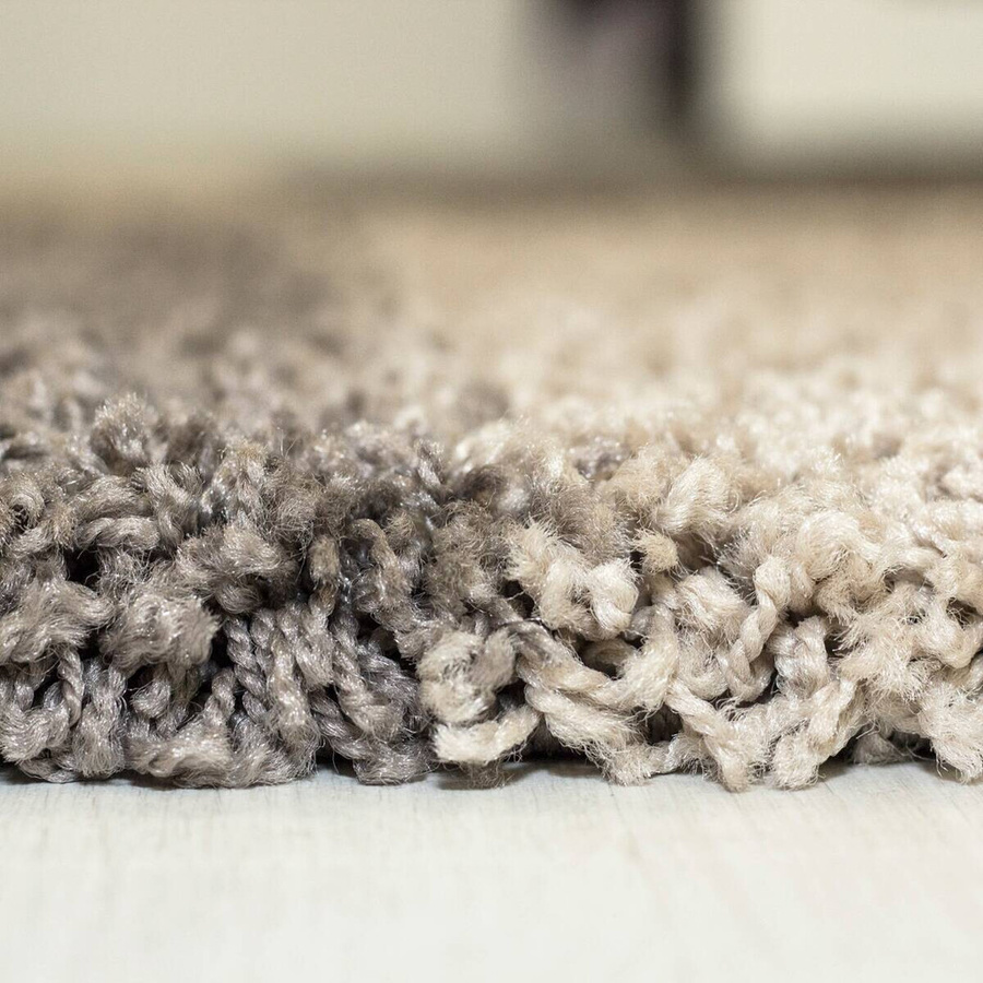 Ayyildiz Hochflorteppich Gala in Taupe mit Karomuster, rund, Durchmesser: 200 cm - Bild 2