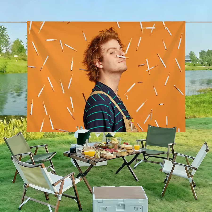 Mac Demarco Flagge von Warner Bros. als Wandkunst und Dekoration für Innen- und Außenbereiche B: 60,0 cm, H: 40,0 cm - Bild 3