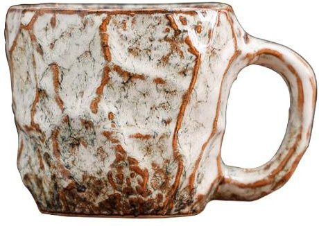 Woxueqing Keramik-Kaffeetasse in Mineralform, weiße Teetasse mit 270 ml Fassungsvermögen - Bild 1