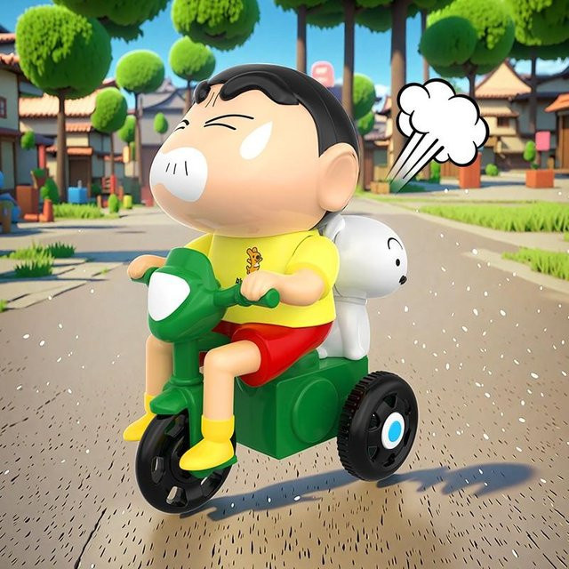 Yiran toy 1 Crayon Shin-Chan Uhrwerk Modell Bewegliche Blind Box Spielzeug - Bild 1