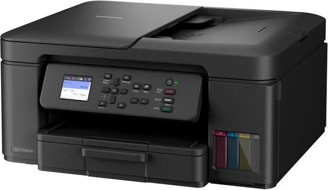 Brother DCP-T780DW 3-in-1 Tintenstrahl-Multifunktionsdrucker mit WLAN, Duplex und ADF, Schwarz - Bild 1