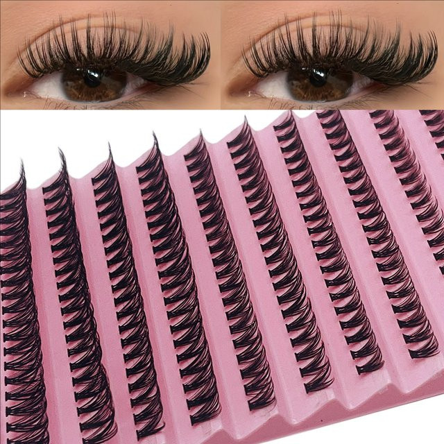 MJ Einzelwimpern, 200 Stück, 8–16 mm, natürlicher Look, Unisex - Bild 1