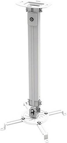 TECHLY Deckenhalterung für Beamer, ausziehbar, Silber, Breite: 54-90 cm - Bild 1