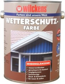 Wilckens Wetterschutzfarbe Wood wasserbasiert in Anthrazitgrau, 2,5 l - Bild 1