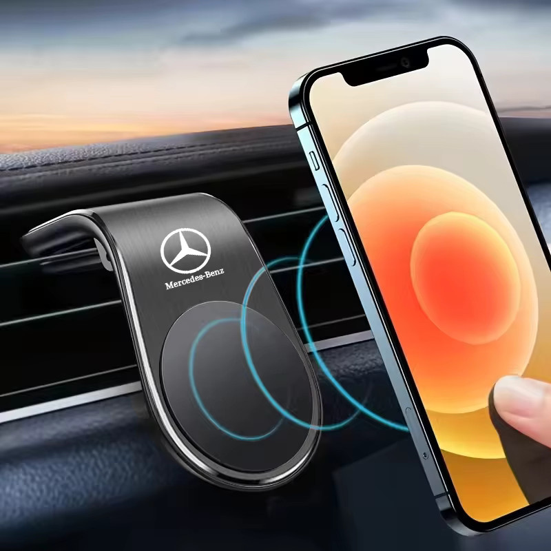 Magnetische Auto-Handyhalterung für Mercedes Benz A C E S G Klasse GLC CLE CLA GLB GLS W177 mit Lüftungsclip und GPS-Halterung - Bild 2