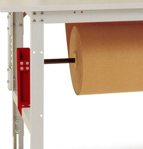 Manuflex AS1202.3003 Rollen-Achssatz aus Stahl in Anthrazit, Rot und Weiß - Bild 1