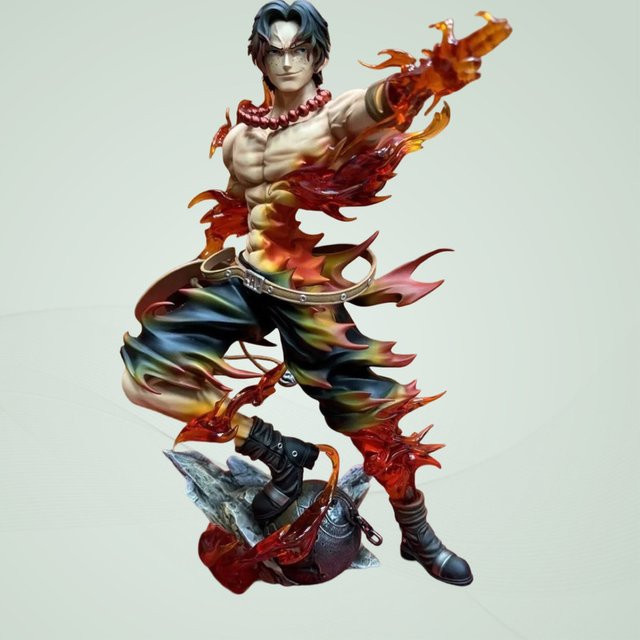 Bandai One Piece Portgas Ace Feuerfaust GK-Statue, PVC-Figur - Bild 1